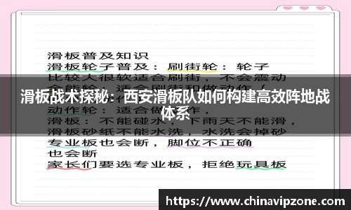 滑板战术探秘：西安滑板队如何构建高效阵地战体系